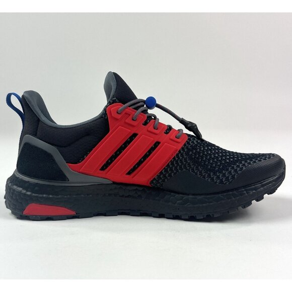 Adidas UltraBoost 1.0 ATR Black Red Blue Mens 6 / Womens 7 Running Shoes ID9641 - Picture 5 of 10